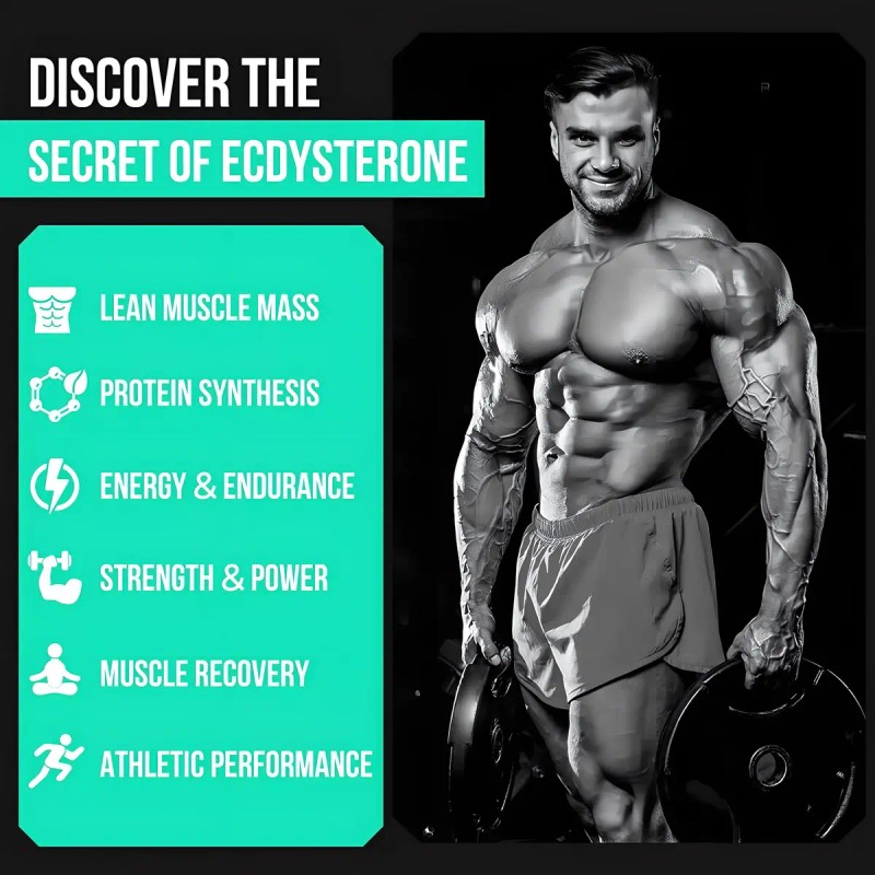 Thalacy Suplemento Beta Ecdysterona 1200 Capsulas Sabor