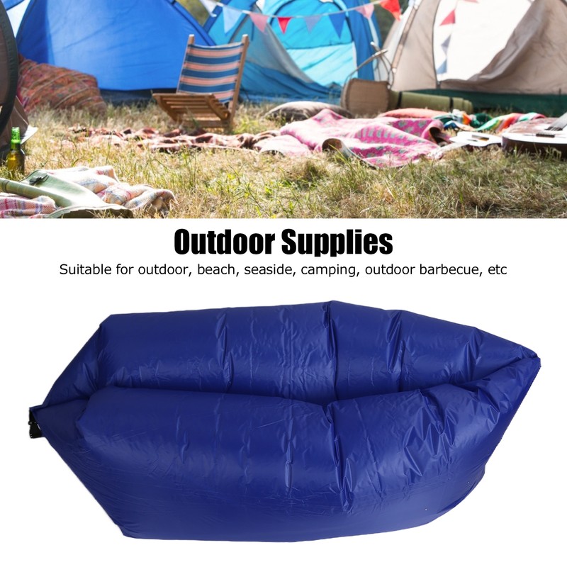 Foldable Air Sofa with Carrying Bag Inflatable Couch Sleepping Bed