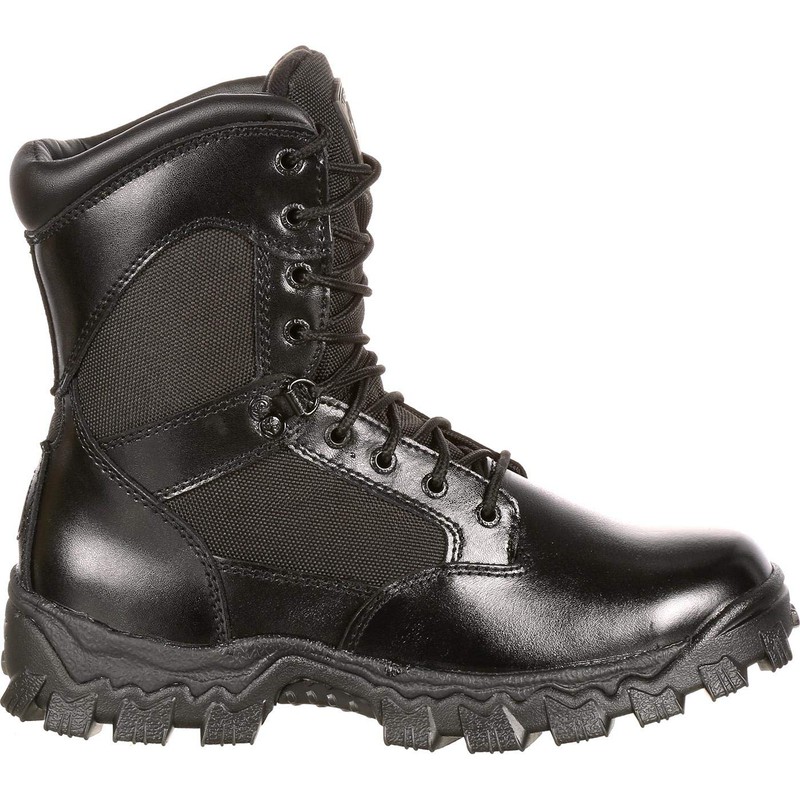 ROCKY Alpha Force Waterproof Public Service Boot, Black, Size 9.5(WI)