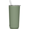 CamelBak Horizon 20 oz Straw Tumbler, Insulated Stainless Steel, Moss
