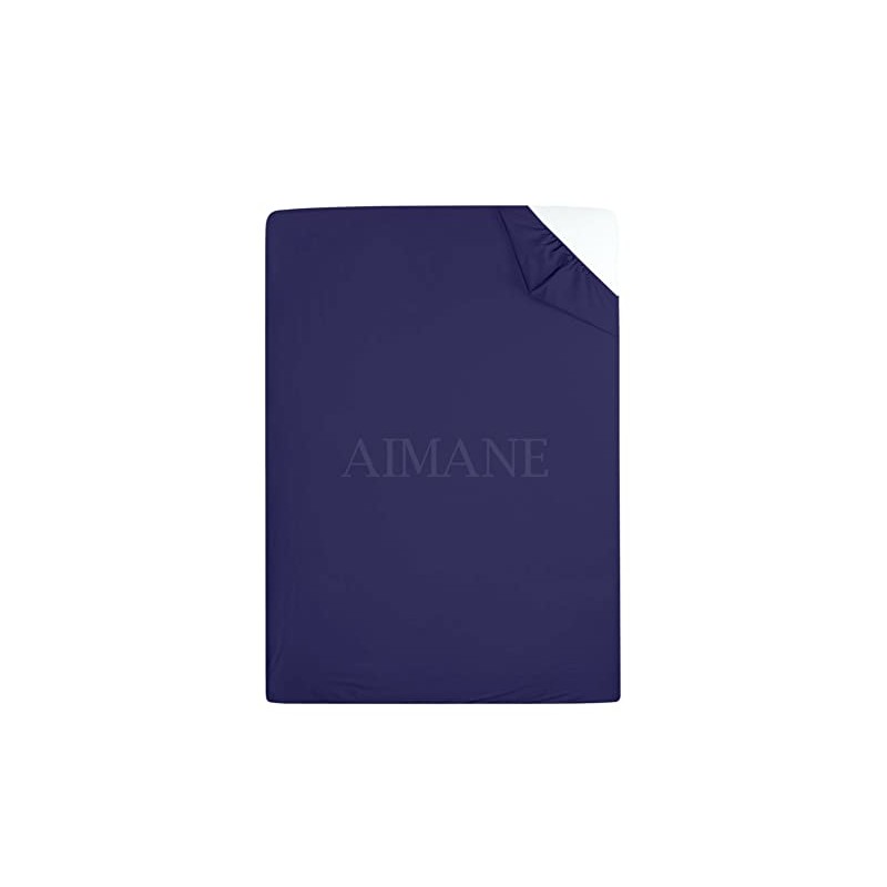 AIMANE® Non Iron Percale 4FT Small Double Fitted Sheet Poly