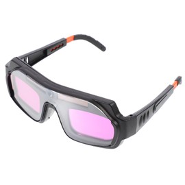 SHINEOFI 1pc Solar Automatic Dimming Welding Goggles Lightweight Protective Eye Gear for Electric Gas Shielded and Argon Arc Welding Durable and LCD