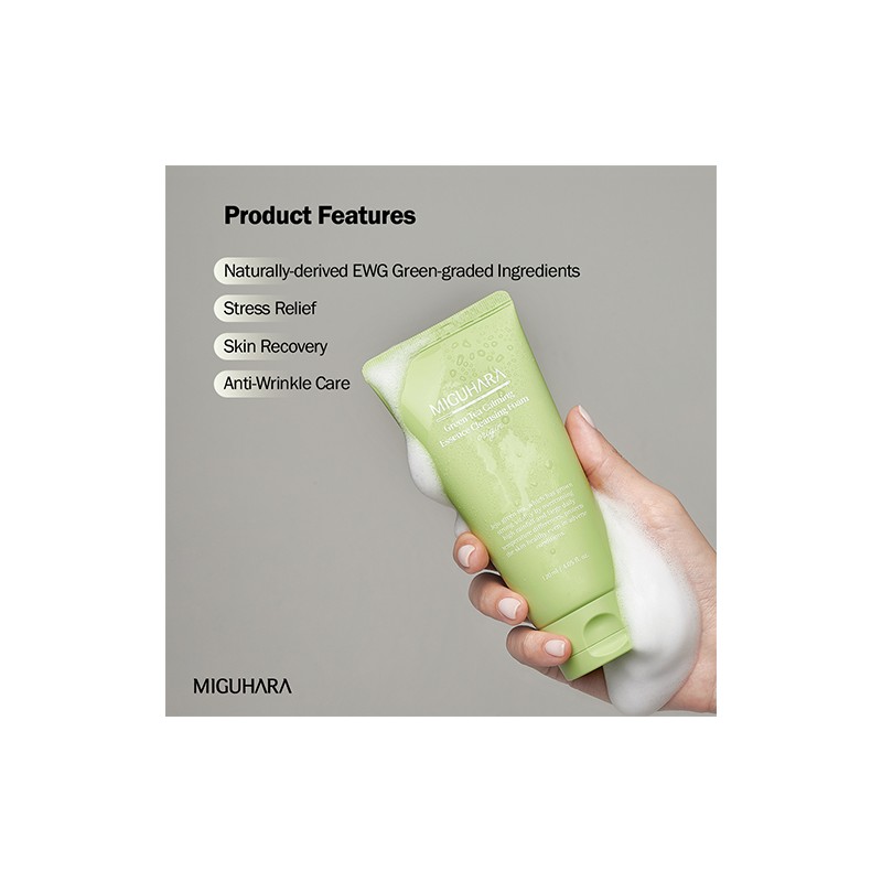 MIGUHARA [MIGUHARA]Green Tea Calming Essence Cleansing Foam Origin 120ml