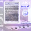 Natural Lash Clusters Wispy Cluster Eyelash Extensions 168pcs Individual Lashes