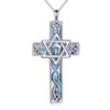 YFN Star of David Necklace for Women Men Sterling Silver