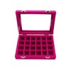 AIMALL Velvet Earring Jewelry Display Hanger Organizer Box Holder Storage
