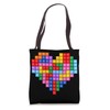 Master Builder Bricks Blocks Heart Tote Bag