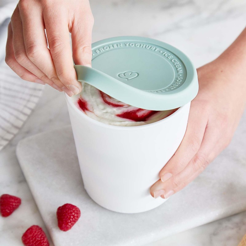 Ice Cream Containers 1L, Set of 2, Ice Cream Tubs