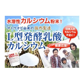 ［NICHIGA(ニチガ)］ 【顆粒】Ｌ型発酵乳酸カルシウム（国内製造）610ｇ 植物由来の水に溶けやすいカルシウム ［01］ご飯に入れ健康管理に 水溶性カルシウム