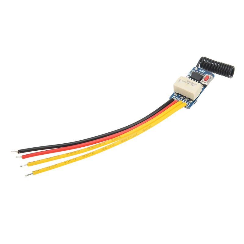 Mini Size Relay Remote Control Switch 433.92Mhz with Delay Transmitter