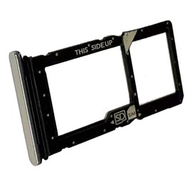 UPONEW for Motorola Moto G Stylus 5G 2024 Sim Card Tray & Micro SD Sim Card Holder Container Replacement Part (Black)