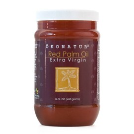 OKONATUR 100% Extra Virgin Red Palm Oil - 16 Fl Oz