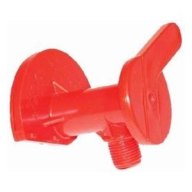 ROLLY TOYS Slurry Faucet, Outdoor, Kunststoff, Red, 12.0 x 8.0 x 8.0 cm