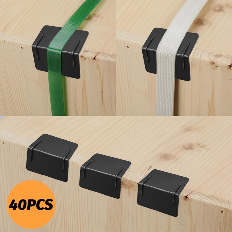 CJQRL 40 pieces edge protection set for tensioned goods with