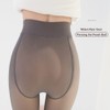 Women's Winter Fleece Fake Transparent Leggings Fake Plush Stockings Pantyhose