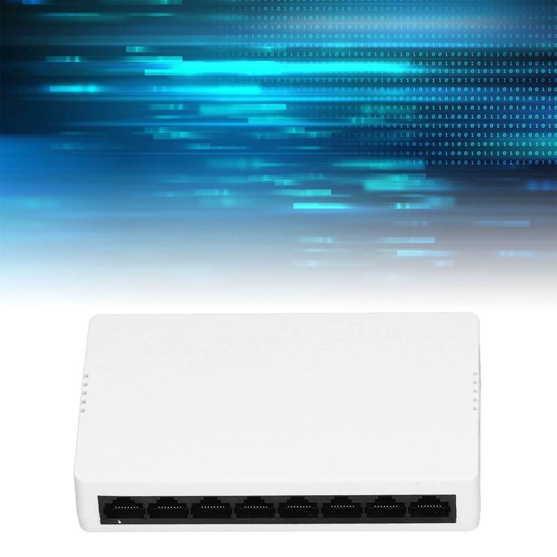 8 Port Ethernet Net Switch High Speed Stability Silent Operation