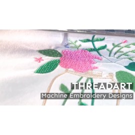 Threadart Machine Embroidery Design JuiceBox BX Font Alphabet Loaded on USB