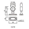 Shinyei Home Create Indoor Circulation Hanger Pipe Rotating Bracket Through