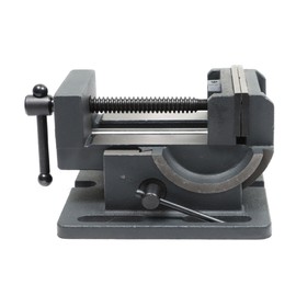 Thomletha Drill Press Tilting Angle Vise 4 Inch Tilting Angle Vise Cradle Style Angle Vise Fit for Clamping Workpiece Processing