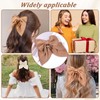 Ajcotahm 6 PCS Hair Bows for Women Silky Satin Bow