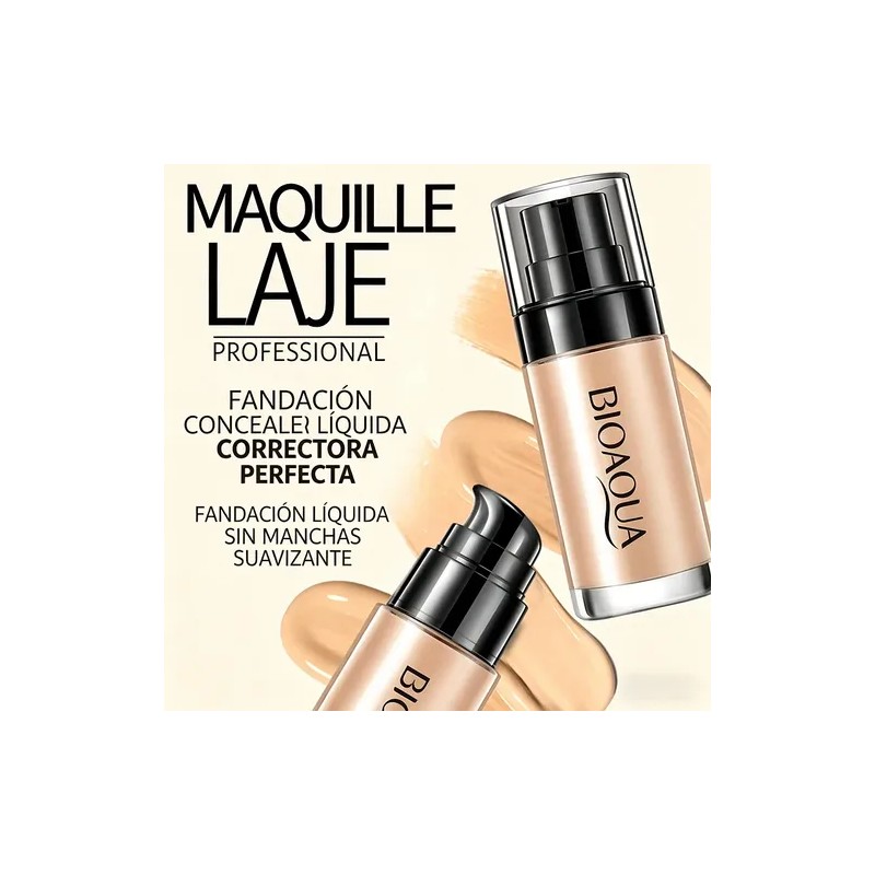 Base Correctora Impermeable De Larga Duración Bioaoua De 30