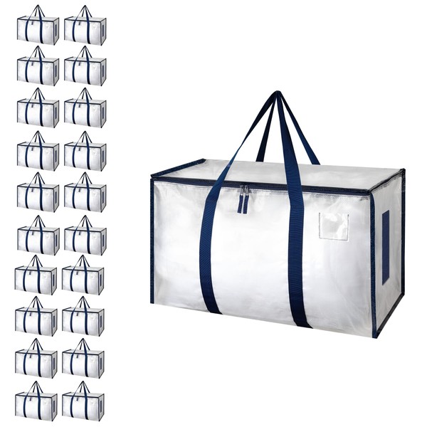 Simple Deluxe 20 Pack Heavy Duty Moving Bags with Reinforced