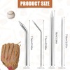 NQEUEPN 4pcs Baseball Lacing Needle, Handy Glove Shoelace Repair Kit