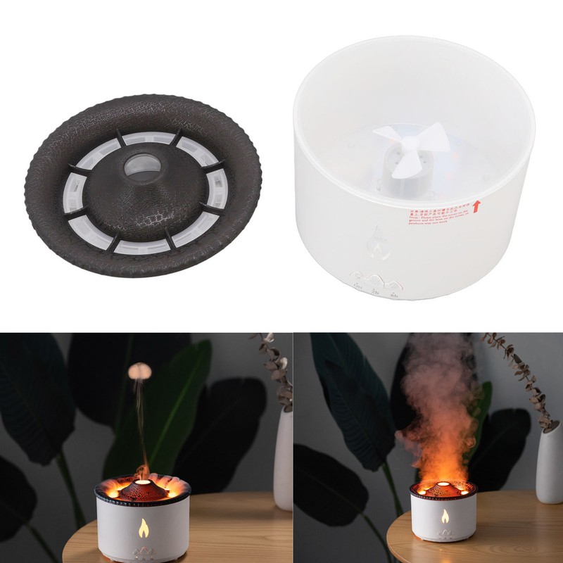 Flame Aroma Diffuser Seajelly Atomizing Humidifier Home Spitting Smoke Ring