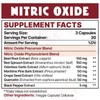 Zdoroviye Nitric Oxide Supplement for Men, 90 Capsules (1 Pack)