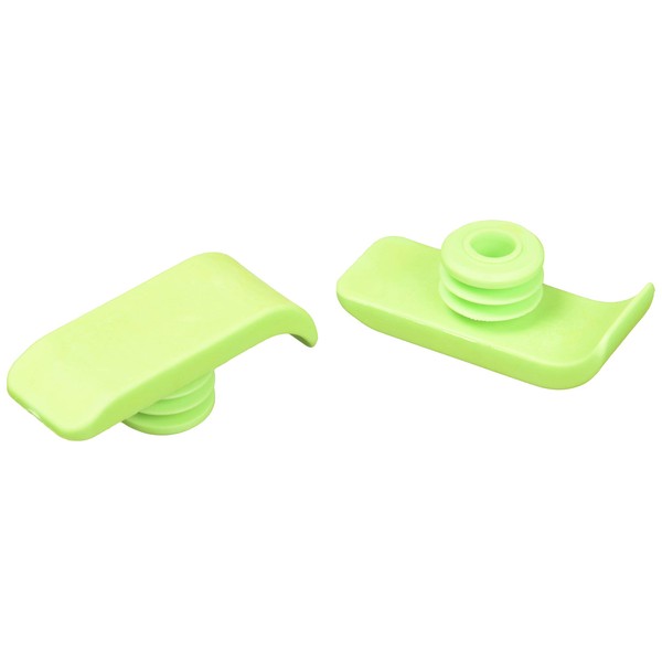 Lumex Walker Glide Skis - Medical Supplies, Rubber Feet for 1" Walkers, 1 Pair, Pack of 2, Lime Green, 603210L