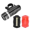 Bike Light Set,Waterproof Headlight Taillight Set Bike Accessory(Black)
