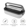 Bento Lunch Box 316 Stainless Steel 700ml Capacity Leakproof Microwave