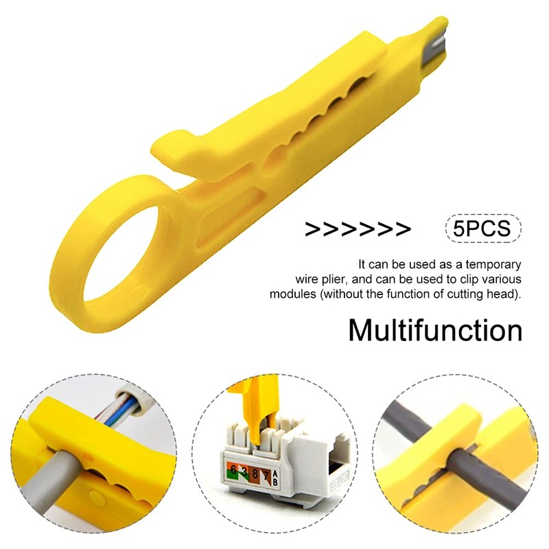 Faderr Pack of 5 Mini Wire Stripper Mini Wire Stripper