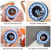 Visual Timer, 60 Minutes Magnetic Precise Mechanical Kitchen Timer, Stainless