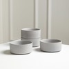 Stone Lain Haven Stoneware 12-Piece Dinnerware Set, Grey - Plates