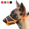 HEELE Nylon Muzzles for Dogs, Adjustable Strap, Breathable, Secure, Quick