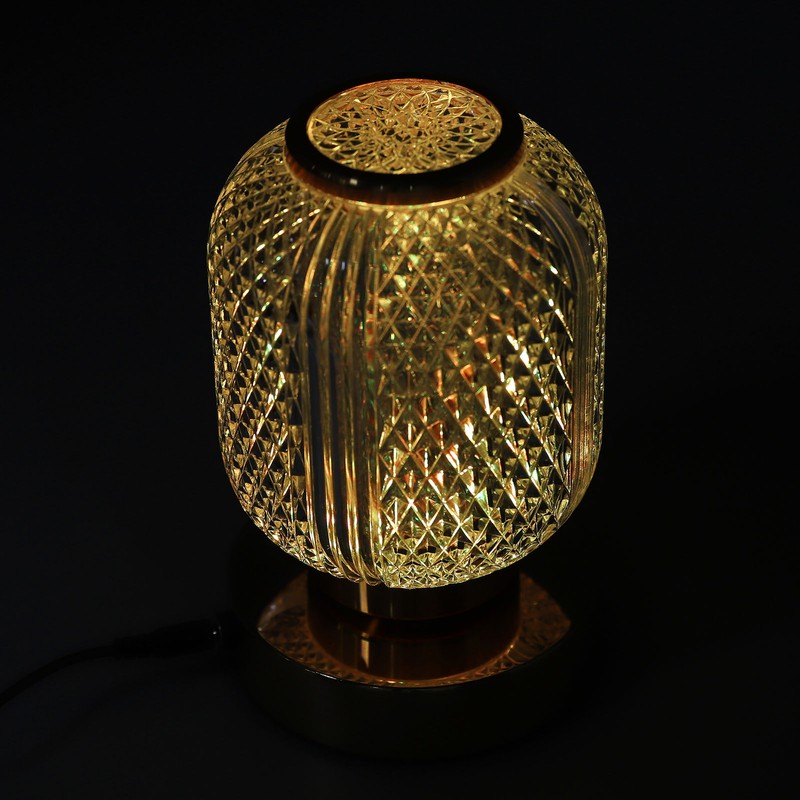 RGB Color Changing Crystal Table Lamp Acrylic Multifunction LED Crystal