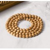 EDMIRIA Unisex Adult Sandalwood Chandan Round Beads Yoga Meditation Bracelet