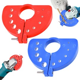 2pcs Drill Bit Sharpener Power Drill Bit Sharpener Multi-Size Drills Bits Grinder for Giant Blade Angle Grinder (COLOR:red+blue)