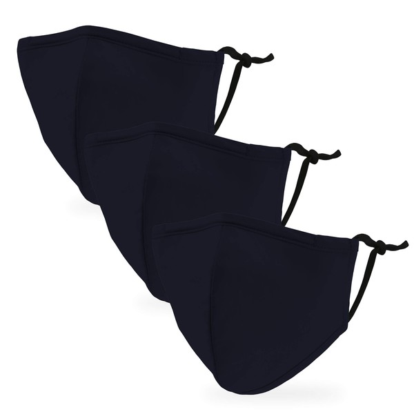 Weddingstar 3 Pack Kid's Washable Cloth Face Mask Reusable and