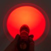 GRABOYY Red LED Flashlight One Mode 350 Yard Red Light