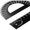 LATERN 6 Pieces Aluminum Architect Scale Ruler, 2 Pcs 12