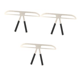 FRCOLOR 3pcs Makeup in Seconds Eyebrow Stencil Ruler 3-point Measurement Kit for Symmetrical Brows Anywhere