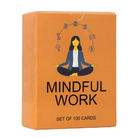BayWel - Mindful Work - Mindfulness Cards for Working Professionals - Prompts for Making Work More Meaningful - Use Daily to Support Mindfulness at Work