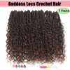 Goddess Locs Crochet Hair 7 Packs Bohemian Faux Locs Pre-Looped