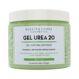 Nuestra Tierra Cosmética Gel Urea 20, Gel Corporal Hidratante y Humectante, 500 g