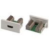 CONEC2, SCREWLESS HDMI 50MM | Wall Plates and Floor Boxes