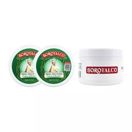 Borotalc [보로탈코]보로탈코 벨벳팅 바디 크림 대용량 250ml+150ml 2개 Borotolco Borotolco Velvet Touch Body Cream Large Capacity 250ml+150ml 2pcs [Borotalco Body Cream 250ml + 150ml (2 pieces)]