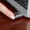 VERBATIM 128GB Fingerprint Secure USB 3.0 Flash Drive – Silver