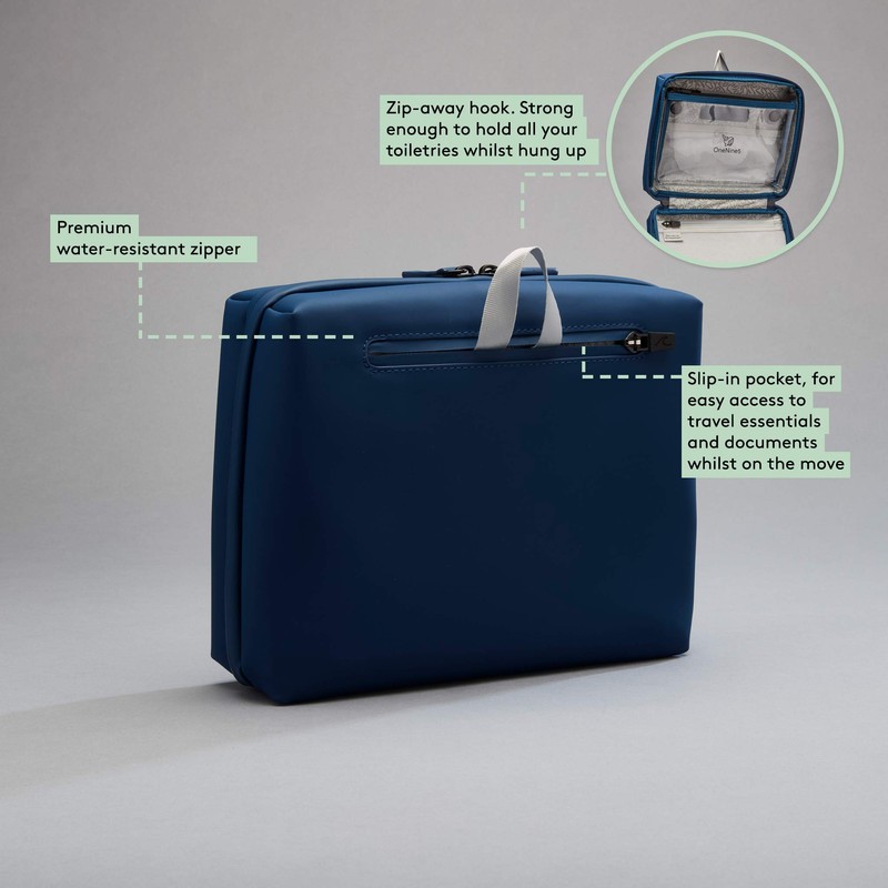OneNine5 Wash Bag & Toiletry Bag for Women and Men